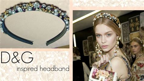 dolce gabbana inspired headband